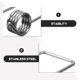 thumbnail image 2 of 10pcs Storage Bucket Torsional Springs Garbage Can Torsional Springs Wire Torsional Springs Replacement Torsional Springs For Garbage Can, 2 of 4