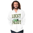 thumbnail image 3 of Popeye St Patricks Lucky Paddy Zip Hoodie Sweatshirt Men Brisco Brands S, 3 of 6