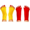 thumbnail image 3 of Greeniant Calcetines de cinco dedos para corregir la postura, Corrector de juanete para evitar infecciones cruzadas Type10 NO10 Greeniant FS11800-10, 3 of 6