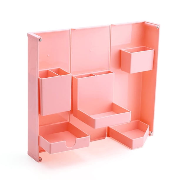 Caja De Almacenamiento Plegable Caja De Almacenamiento De Escritorio Multipropósito Para Oficina De Estudio De Dormitorio Advancent EL014205-03