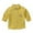 Yellow, variant on HAOTAGS Girls Boys Button-Up Shirts, Collared Long Sleeve Lapel Striped Shirts Light Blue 3 Years