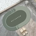 thumbnail image 4 of JOGZMZ Diatomite Bathroom Water-absorbent Floor Mats Bathroom Doorway Non-slip Foot Mats Sink Toilet Quick-drying Floor Mats Green 16x23.62in, 4 of 8
