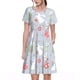 thumbnail image 1 of Disketp Bunny cartoon with easter para Vestido de Manga Corta para Mujeres, Vestidos de Verano para Mujeres, Casual y Holgado para la Playa, 1 of 6