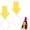 2*Yellow, variant on Funpoint Headbands, Funpoint Headband, Eye-Catching Arrow Positioning Marker with Highly Elastic Strap, Reinforced Felt Structure with Built-In Sturdy Support Rods, Suitable for Themed Events