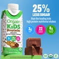 thumbnail image 5 of Orgain Organic Kids Nutritional Dairy Protein Shakes, Chocolate, 8.25 Fl Oz, Pack of 12, 5 of 11