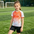 thumbnail image 6 of LIIPEE Summer Outfits For Boys Athleisure Graphic Short Sleeve Tees Solid Color Shorts 2 Piece Set Kids Quick Drying Breathable Sports Training Outfit Sets,3-4 Years, 6 of 6