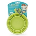 thumbnail image 6 of Messy Mutts Silicone Collapsible Bowl | Pet Travel Necessity | Portable Water or Food Dish | Pop Up Watering Bowl | Camping, Hiking, Walking Accessory | Large, 3 Cups | Green, 6 of 9