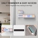 thumbnail image 5 of Magnetic Weekly Pill Organizer - Daily Travel 7 Day Pillbox Removable Medicine Dispenser Box for Vitamins & Supplements, 5 of 5