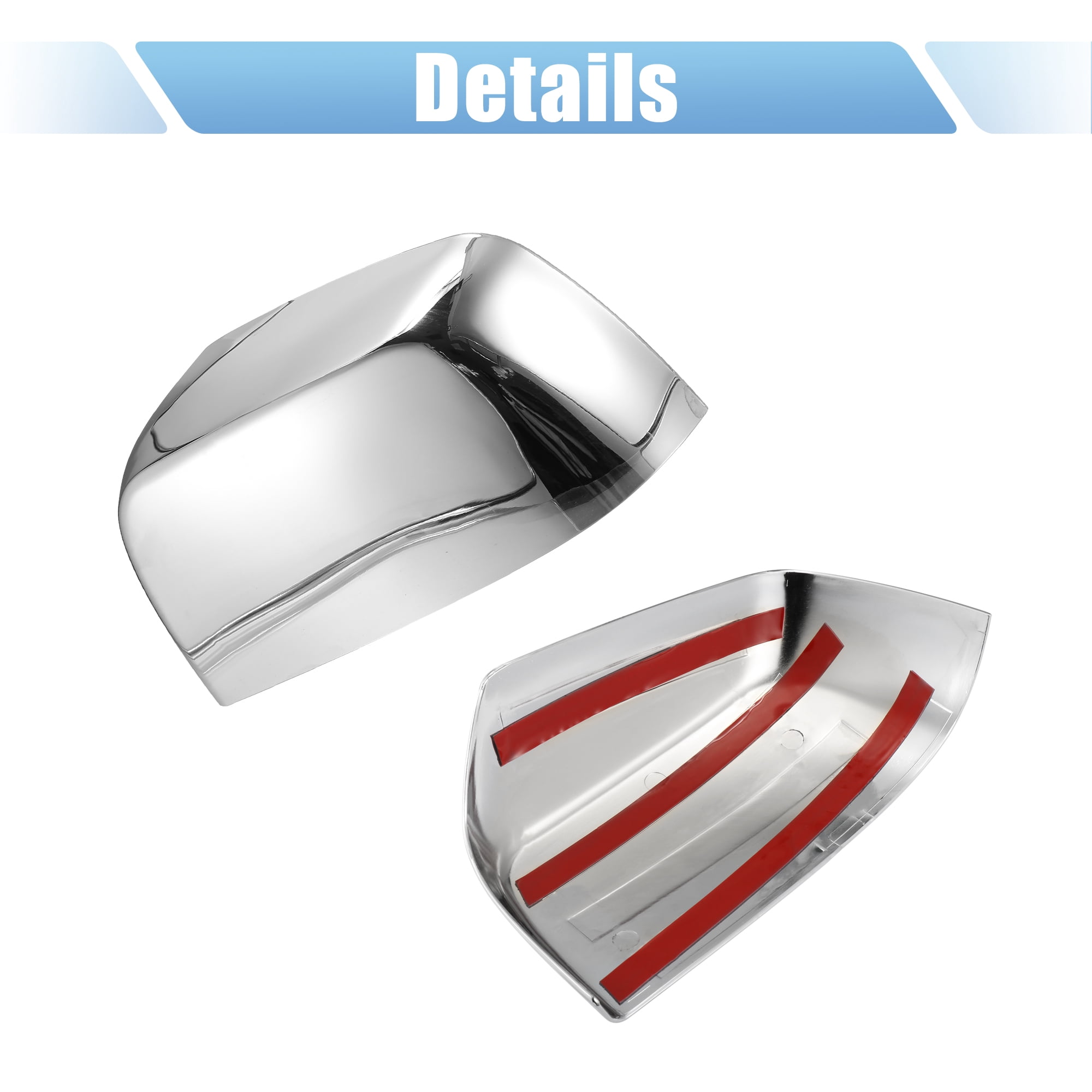 Unique Bargains Chrome Plated Mirror Cover for Chevrolet Colorado for GMC Canyon