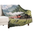 thumbnail image 4 of Flannel Throw Blanket 40"x50" - Ultra Soft Plush Blankets for Couch, Bed, Camping - Lightweight Train Blanket for Women, Men, Gift, Machine Washable, 4 of 7
