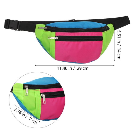 LOLIPPYY Fashionable Retro Waist Bag with Spacious Pockets for Handsfree Convenience and Style