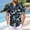 Chemises Hawaïennes Bleu Foncé, variante sur DIOAZUD Chemise Hawaïenne pour Homme à Boutons avec Poche, Manches Courtes, Chemises à Fleurs à Boutons, Coupe Ample, T-Shirts de Plage pour les Vacances