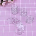 thumbnail image 3 of 7 Days Clear Stackable Pill Box Portable Mini Sealed Pill Organizer Round Medicine Case (White), 3 of 8