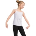 thumbnail image 5 of Girls' Undershirt Assortment 4-Pack 3-12 Years 95% Cotton Tagless Sleeveless Camisole Soft Breathable Strap Tops Colors, 5 of 5
