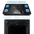 thumbnail image 6 of Digital Body Fat Scale, Smart Weight Scale Digital Weight/Body Fat, Wireless Bathroom Scale with Step-on TechnologyAuto Recognition Body Composition Analyzer for Fat, BMI, BMR, Muscle Mass, S031, 6 of 8