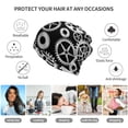thumbnail image 5 of Disketp Metallic Gears Slouchy Beanie Hip-Hop Soft Lightweight Running Beanie Adult Hats Chemo Cap for Men Women, 5 of 8