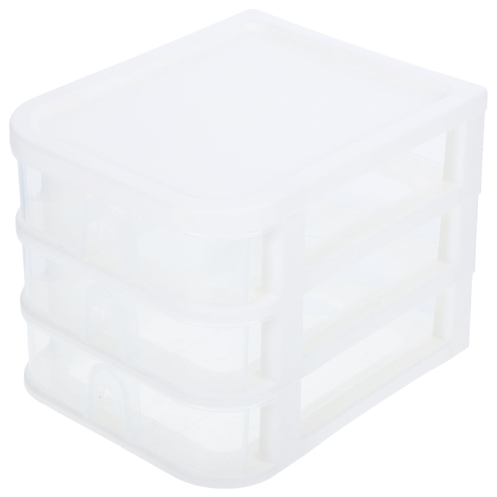 Milisten 7-Section Plastic Desk Organizer Drawer - Multi-Compartment Storage Solution for Office, Home, and Workspace Organization