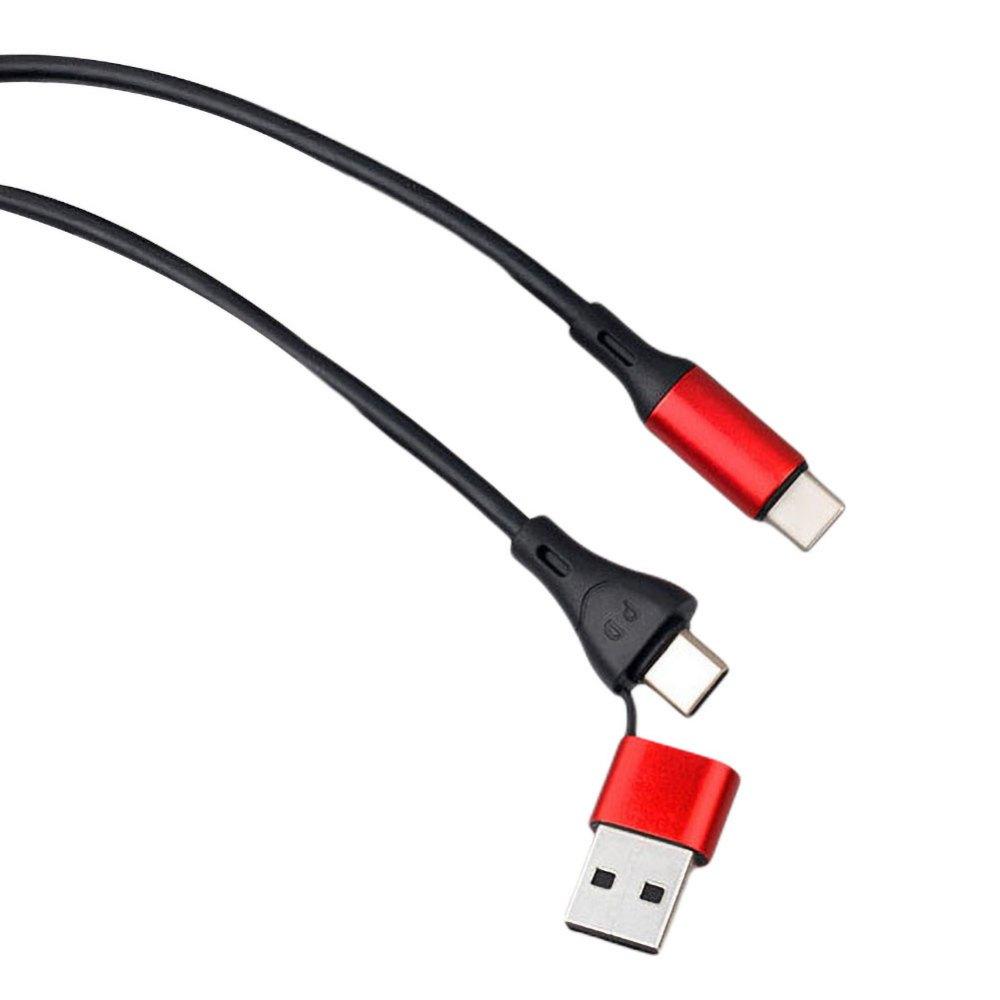 60W 2 In 1 Fast Charging Cable Usb To TypeC Data Line Durable UsbC