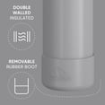 thumbnail image 6 of Hydrapeak 26oz Sport Insulated Water Bottle with Straw or Chug Lid, Leak & Spill Proof, Keeps Drinks Cold for 24 Hours, Hot for 12 Hours, Premium Stainless Steel Water Bottles (26oz, Grey), 6 of 9