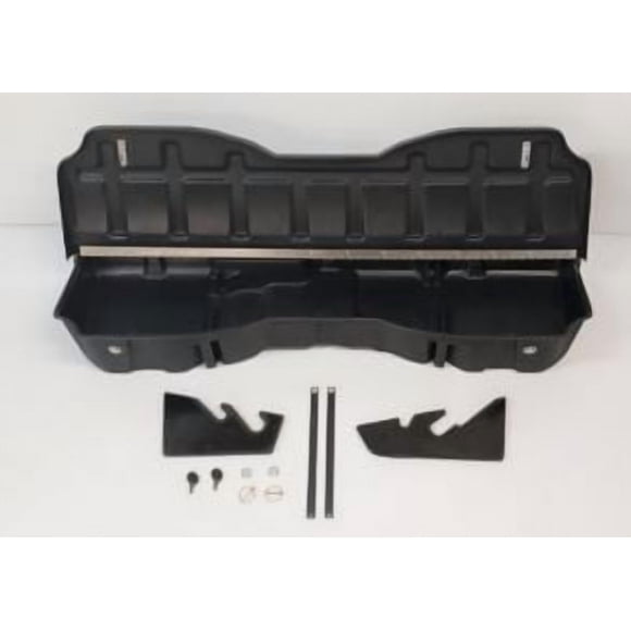 Du-Ha Under Seat Storage Unit 10307 Lockbox; Under Rear Seat; 1 Compartment; With 2 Removable Inserts; Black; Heavy Duty Polyethylene; With Lid; Lockable