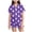 Purple, variant on Kakishop Teen Pajamas Girls Satin Pajama Set Halloween Pumpkin Ghost Print Shirts and Shorts Short Sleeve Button Soft 2 Piece Outfits,Watermelon Red