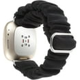 thumbnail image 2 of REQO Adjustable Scrunchies Bands Compatible with Fitbit Versa 3/Versa 4/Sense/Sense 2 Bands for Women,Stretchy Wristband Comfy Elastic Scrunchy Smart Watch Band Soft Cloth Fabric Strap, 2 of 7