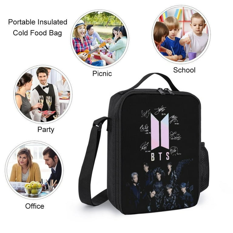 BTS　グッズセット Kpop BTS 3 Piece Backpack Set with Lunch Bag Pencil Case, High