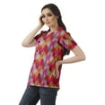 thumbnail image 3 of Moomaya Womens Wrap Style Shirt Tunic Cotton Casual Button Down Classic Collar Top, 3 of 6