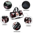 thumbnail image 2 of Santa Claus Gym Bag with Shoe Bag, Carry on Duffle Bag 17.7 Inches with Interior Zipper Pocket - Large Capacity, 2 of 6
