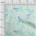 thumbnail image 2 of oneOone Polyester Spandex Sea Green Fabric Asian Block Dress Material Fabric Print Fabric By The Yard 56 Inch Wide, 2 of 4