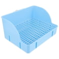 thumbnail image 1 of Caja de baño para mascotas, fácil de limpiar, para conejos, orinal para mascotas, caja de arena grande, 1 of 7