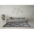 thumbnail image 3 of Ahgly Company Indoor Square Oriental Gray Industrial Area Rugs, 6' Square, 3 of 4