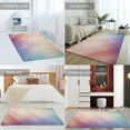 thumbnail image 2 of Colorful Gradient Fish Scale Texture Mermaid Carpet Style Living Room Bedroom Rug Modern 3d Entry Door Mats Household, 2 of 7