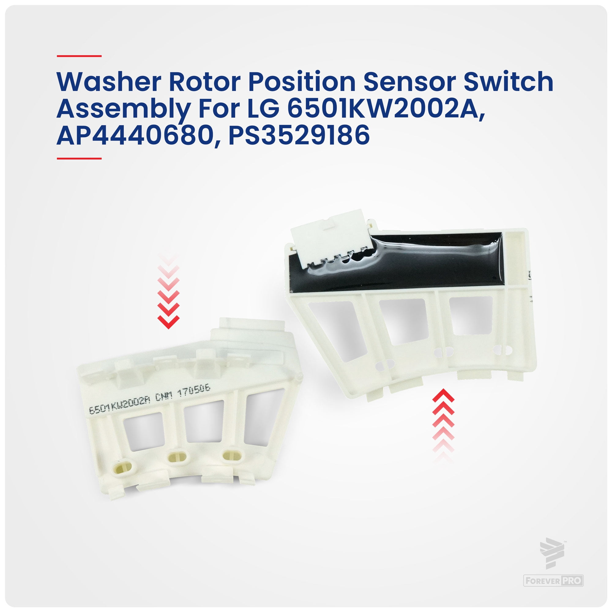 ForeverPRO 6501KW2002B Rotor Position Sensor Switch for LG Washer 6501KW2002A