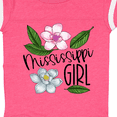 thumbnail image 4 of Inktastic Mississippi Girl Magnolia Flowers and Leaves Girls Baby Bodysuit, 4 of 5