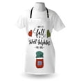 thumbnail image 3 of Hope Apron Hand Drawn Jam in a Jar Brush Lettering with Romantic Hearts Hope is Sweet Surprises, Unisex Kitchen Bib Apron with Adjustable Neck for Cooking Baking Gardening, Multicolor, by Ambesonne, 3 of 3