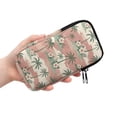 thumbnail image 2 of SEANATIVE Double Eyeglasses Case Neoprene Zipper Sunglasses Pouch Shockproof Glasses Case Anti-Scratch Lightweight Eyewear Pouch for Two Pairs of Glasses, Tropical Palm Tree Flower Print, 2 of 7