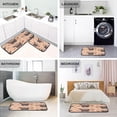 thumbnail image 5 of Coolnut 2 Pieces Red Panda Pattern Kitchen Rugs and Mats Set Absorbent Soft Kitchen Mats for Floor Non-Slip Kitchen Mat Doormat Set, 19.7"x47.2"+19.7"x27.6" Home Decor Gifts, 5 of 7