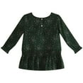 thumbnail image 2 of Richie House Girls Green Starry Elastic Support Top 10, 2 of 2