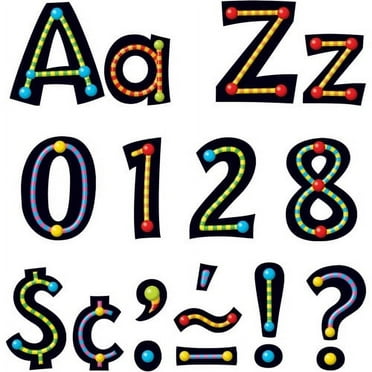 Trend Enterprises Casual 4" Uppercase/Lowercase Ready Letters Combo Pack White T-79905