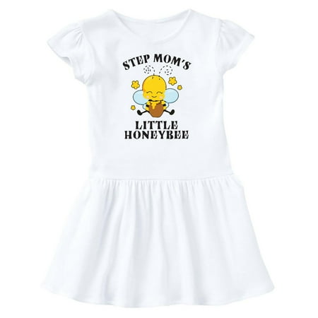 

Inktastic Cute Bee Step Mom s Little Honeybee with Stars Gift Baby Girl Dress