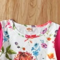 thumbnail image 3 of YEEDISON kid clothes Flower Dresses Girls Long Spring Fall A-line Toddler Girl Dress 1-6Y, 3 of 5