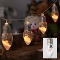 Niceyoeuk Christmas String Lights, Santa Snowman Christmas Tree Gift