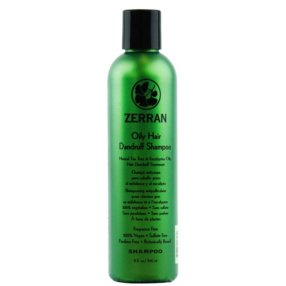 Zerran Oily Hair Dandruff Shampoo sulfatefree (Size 8 oz)