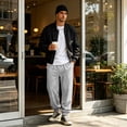 thumbnail image 2 of Urbanix Men's Sweatpants Fashion Casual Fleece Joggers Pants Winter Warm Baggy Elastic Waist Drawstring Athletic Sweatpants, 2 of 5