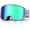 Black Frame Green, variant on Ski/Snowboard Goggles for Men Women, OTG Snow Goggles Anti Fog UV Protection