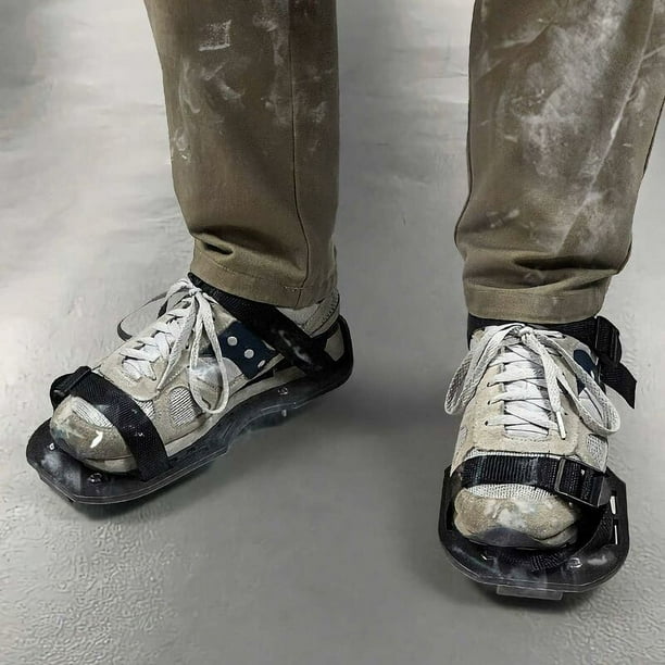 Zapatos con puas cortas de 28 mm perfectos para pisos epoxi superposiciones instalacion de techos color verde 1 par negro Walmart en linea