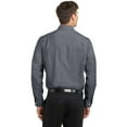 thumbnail image 2 of Port Authority S658 SuperPro Oxford Shirt , Black, 3XL, 2 of 6