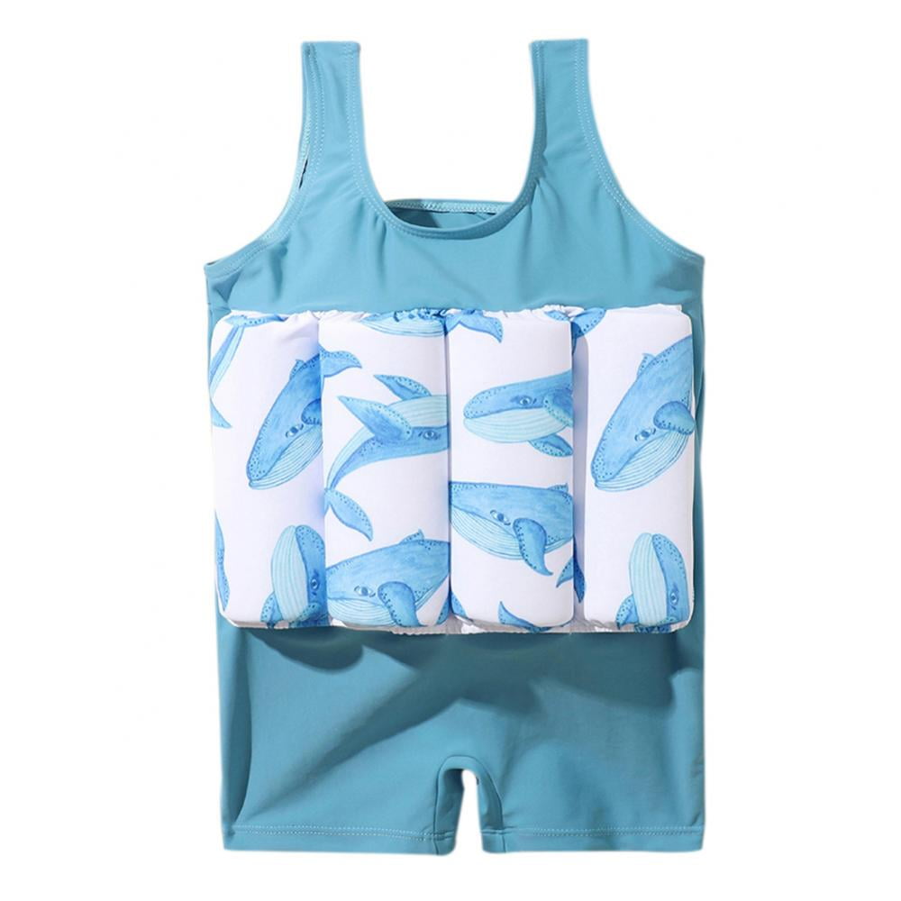 29 Yrs Toddler Flotation Swimsuit Baby Boys Girls Cartoon Whale Swim