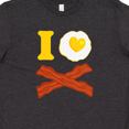 thumbnail image 4 of Inktastic I Love Bacon And Eggs Youth T-Shirt, 4 of 5